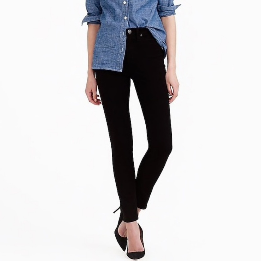 J Crew Black High Rise Jeans